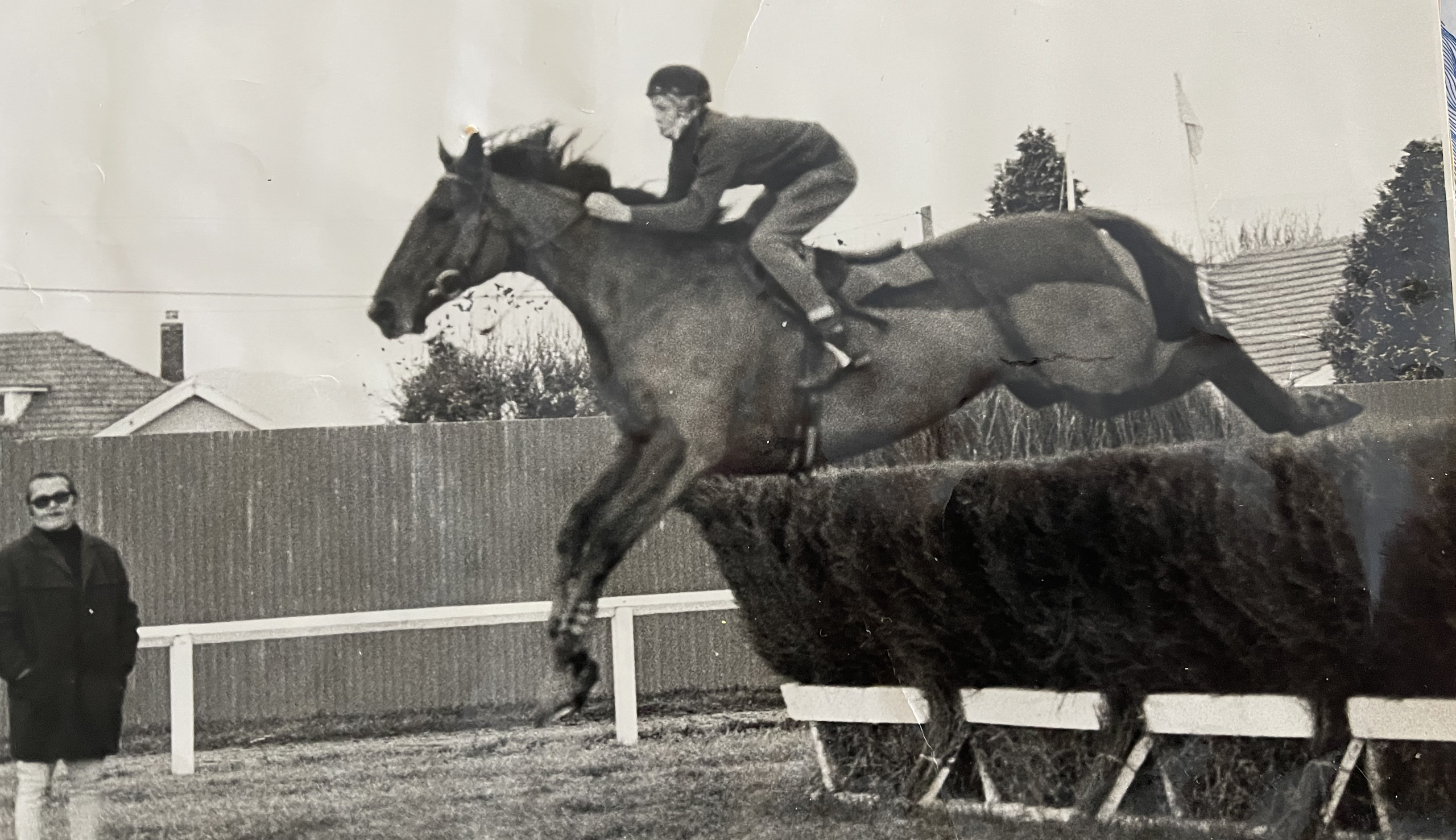 Richard Taylor, TASKA Champion and TASKA CX hand user back when he was a jockey.